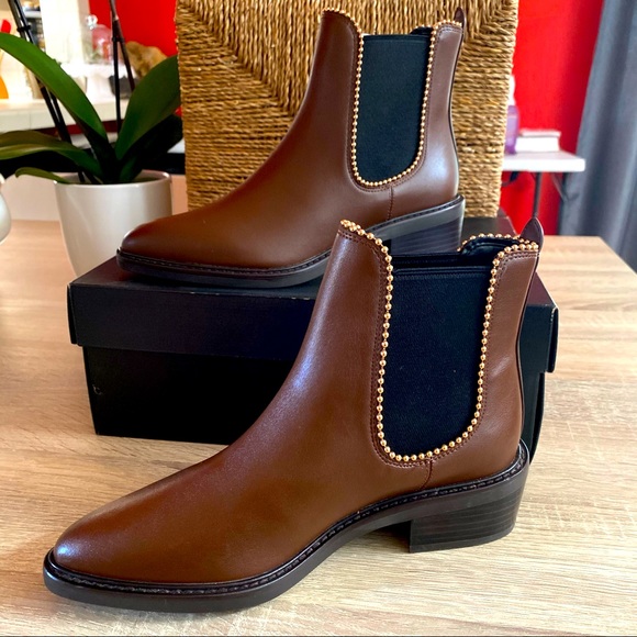 COPY - Coach Brown Bowery Chelsea Boot 5.5 - Picture 6 of 11